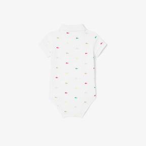 LACOSTE Body Baby A Polo Logato Mezza Manica Bianco