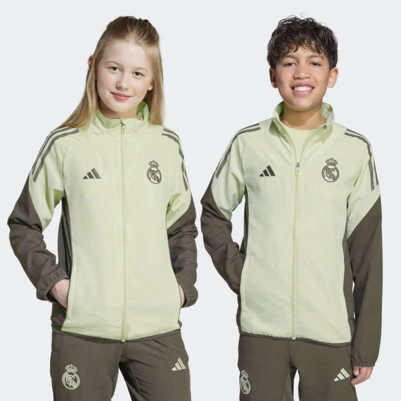 ADIDAS Tuta Bambino Real Madrid Giallo Fluo/Grigio