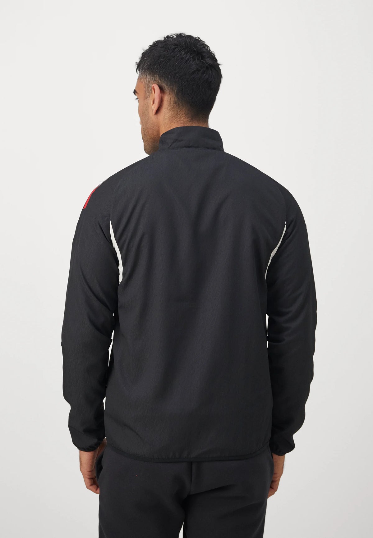 ADIDAS Tuta Liverpool Leggera In Microfibra Nera/Rossa