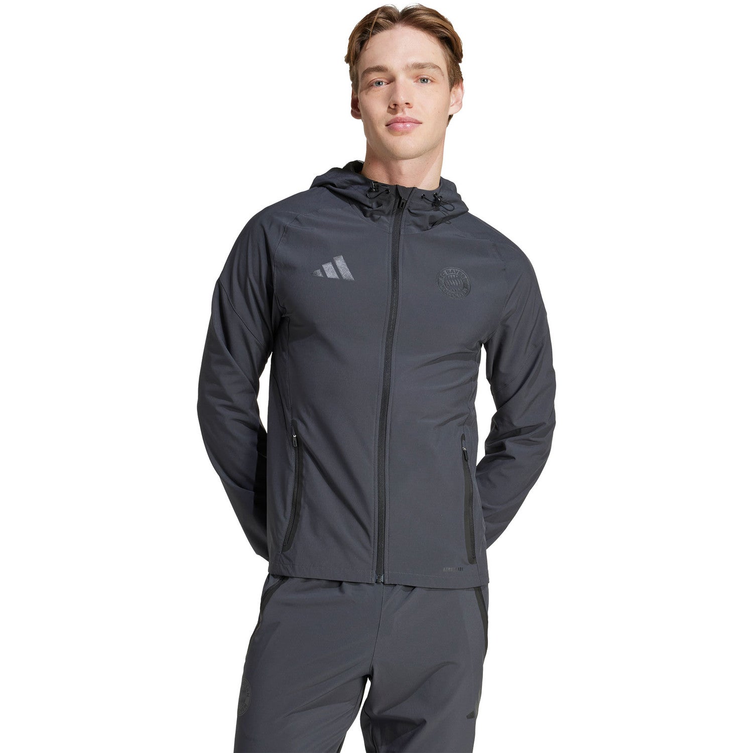 Adidas Tuta Completa Bayern Monaco Uomo Nera Microfibra