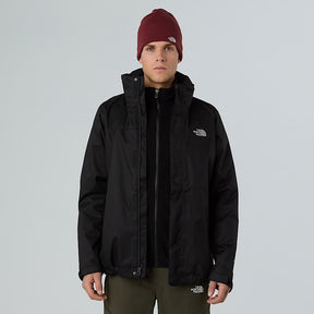 THE NORTH FACE Giubbotto Invernale Evolve II Tri Jacket Con Cappuccio Nero