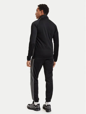 ADIDAS Tuta Completa Senza Cappuccio Nero/Grigio