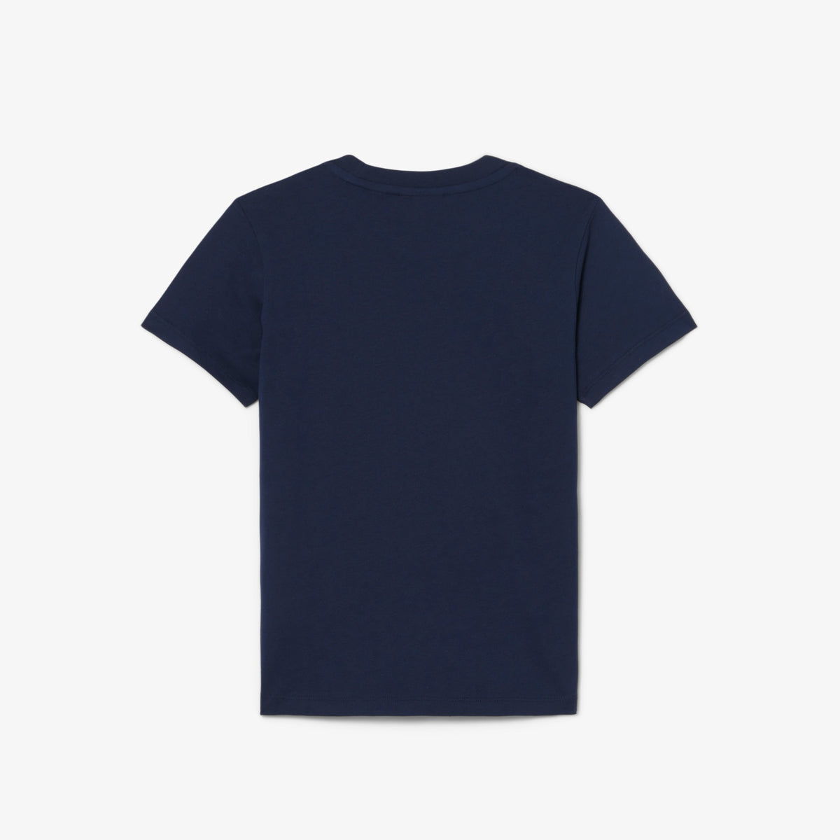 LACOSTE T-Shirt Bambino/Bambina Basic In Cotone Blu