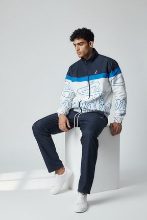 AUSTRALIAN Tuta Mycon in Smash Bianco/Blu SS26