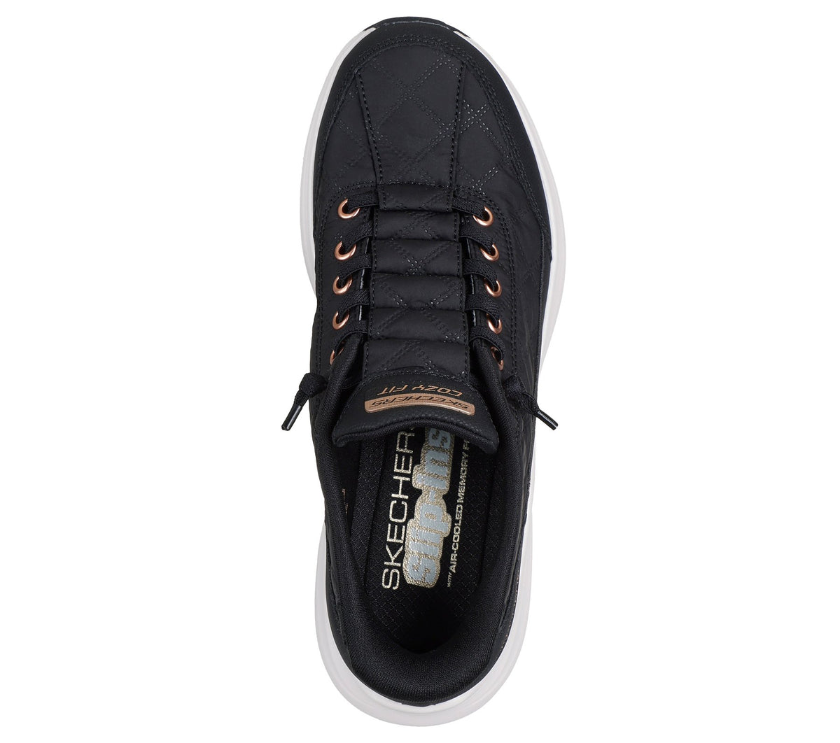 150413/BKRG Skechers Donna Countur Foam Nero 26/27
