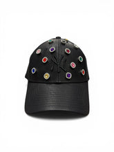 NEW ERA NY CUSTOM NERO IN PELLE CON BRILLANTI DONNA