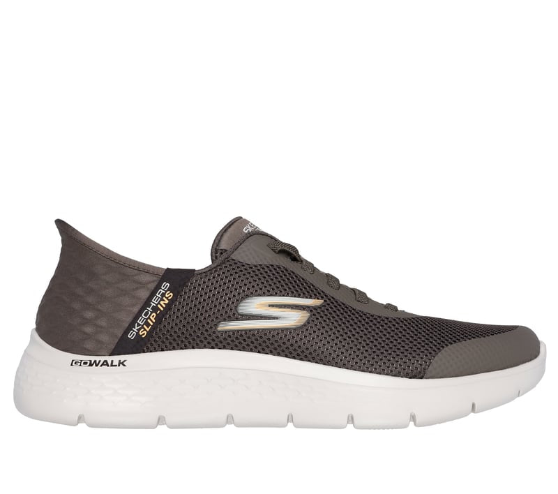 216324 OLBK Skechers Go Walk Flex Hands Up Sneaker Slip-ins