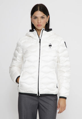 BLAUER Giubbotto Camelia Con Cappuccio Donna Bianco