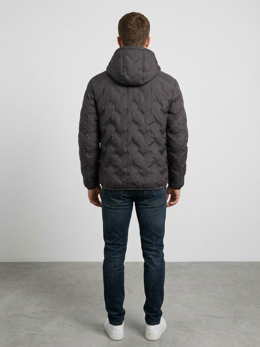 BLAUER Giubbotto Pier Junior Con Cappuccio Bambino Nero