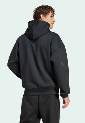ADIDAS Tuta Completa Con Zip e Cappuccio Nero