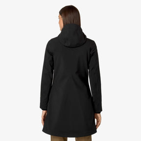 K-WAY Giubbotto Lungo Stephy Bonded Donna Nero