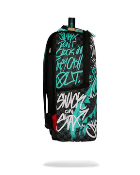 SPRAYGROUND Zaino Spray poetry III dlxsv Multicolore/verde acqua