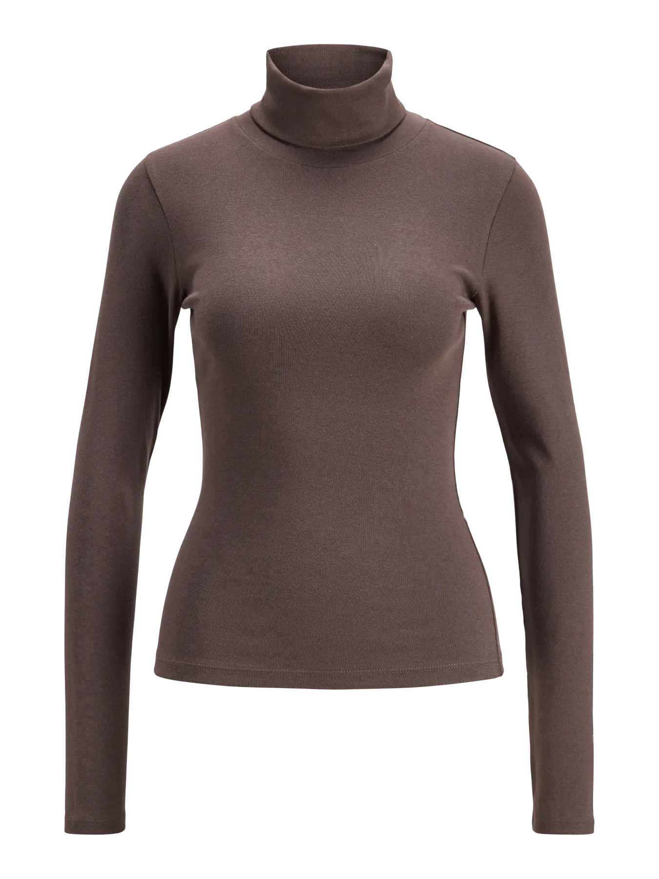 JJXX JXSTAR Maglia Con Collo Alto In Cotone Caldo Marrone donna AW26