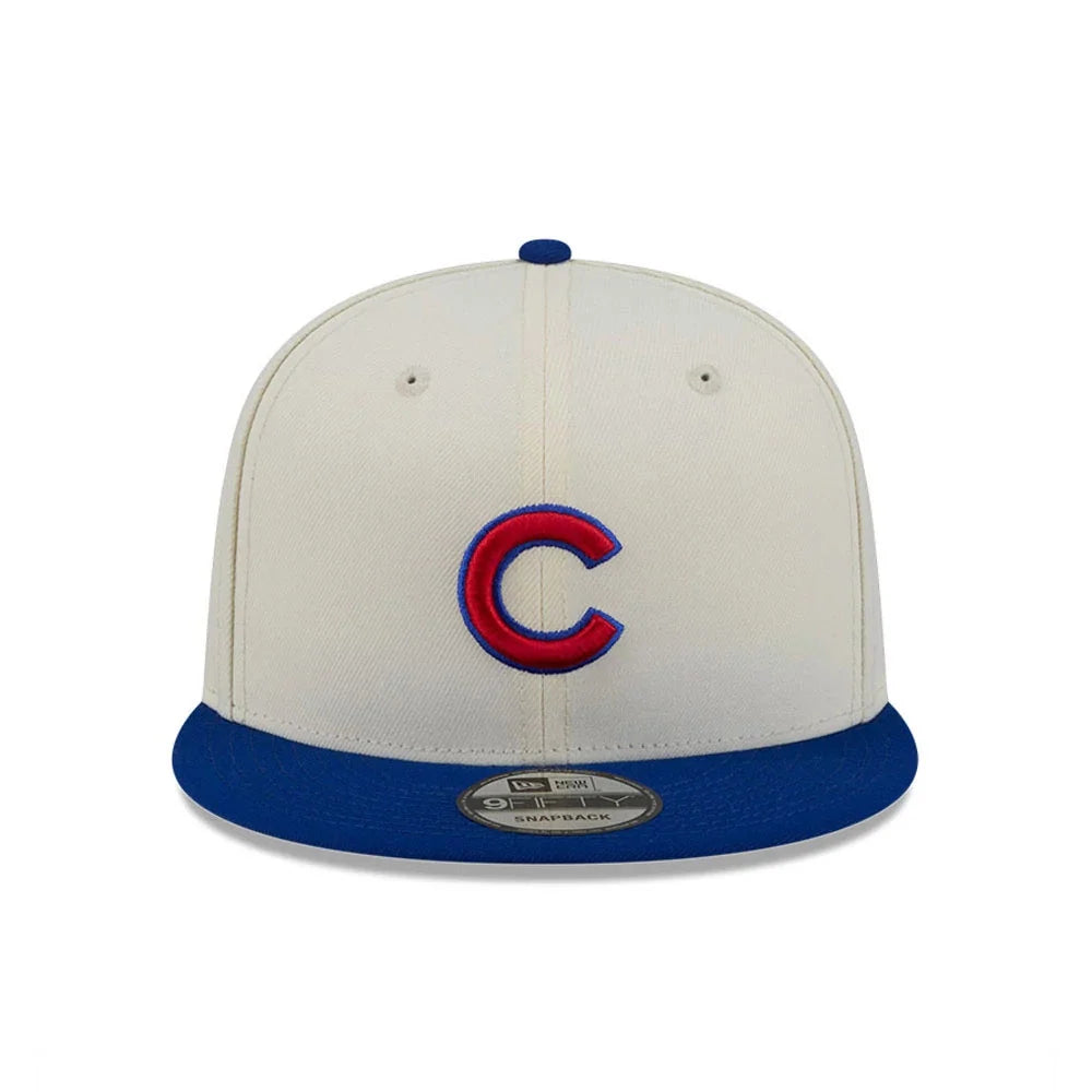 NEW ERA 9FIFTY Cappello Visiera Dritta Chicago Cubs Beige/Blu