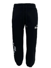 MARCELO BURLON COUNTY OF MILAN Pantalone Con Logo e stampa serpente Nero/Bianco