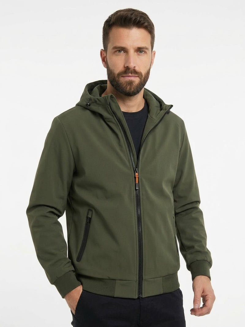 TREZ Giubbotto Invernale In Polystretch Grip-580 Verde