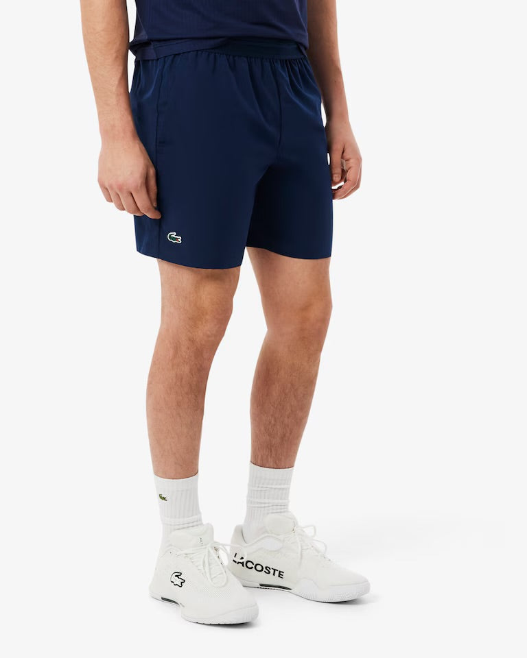 LACOSTE Pantaloncino Da Tennis Elasticizzato ultra dry Blu