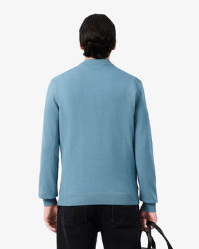 LACOSTE Pullover Girocollo Basic In Cotone Avion