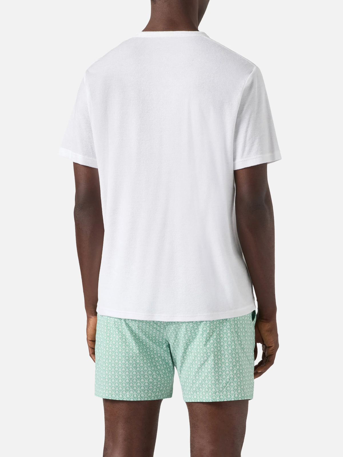 SAINT BARTH T-Shirt In Spugna Bianca
