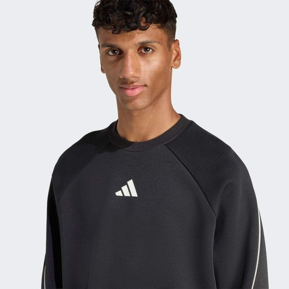 ADIDAS Performance Felpa Girocollo Nera