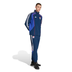 Adidas Tuta Completa Olympique Lione Uomo Blu Microfibra