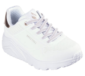 310384L/WHT Skechers Los Angeles Metallic Mode Bambino/Bambina Bianca 26/27