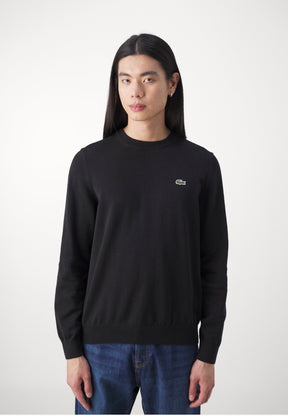 LACOSTE Maglioncino In Cotone Nero AH0128 031