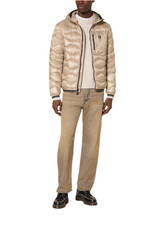 BLAUER Giubbotto Uomo Piumino Invernale Ondulato Beige
