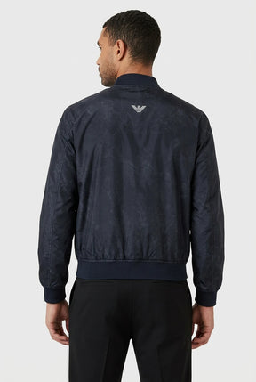 EMPORIO ARMANI Tuta Completa Con Zip Senza Cappuccio Blu/Nero