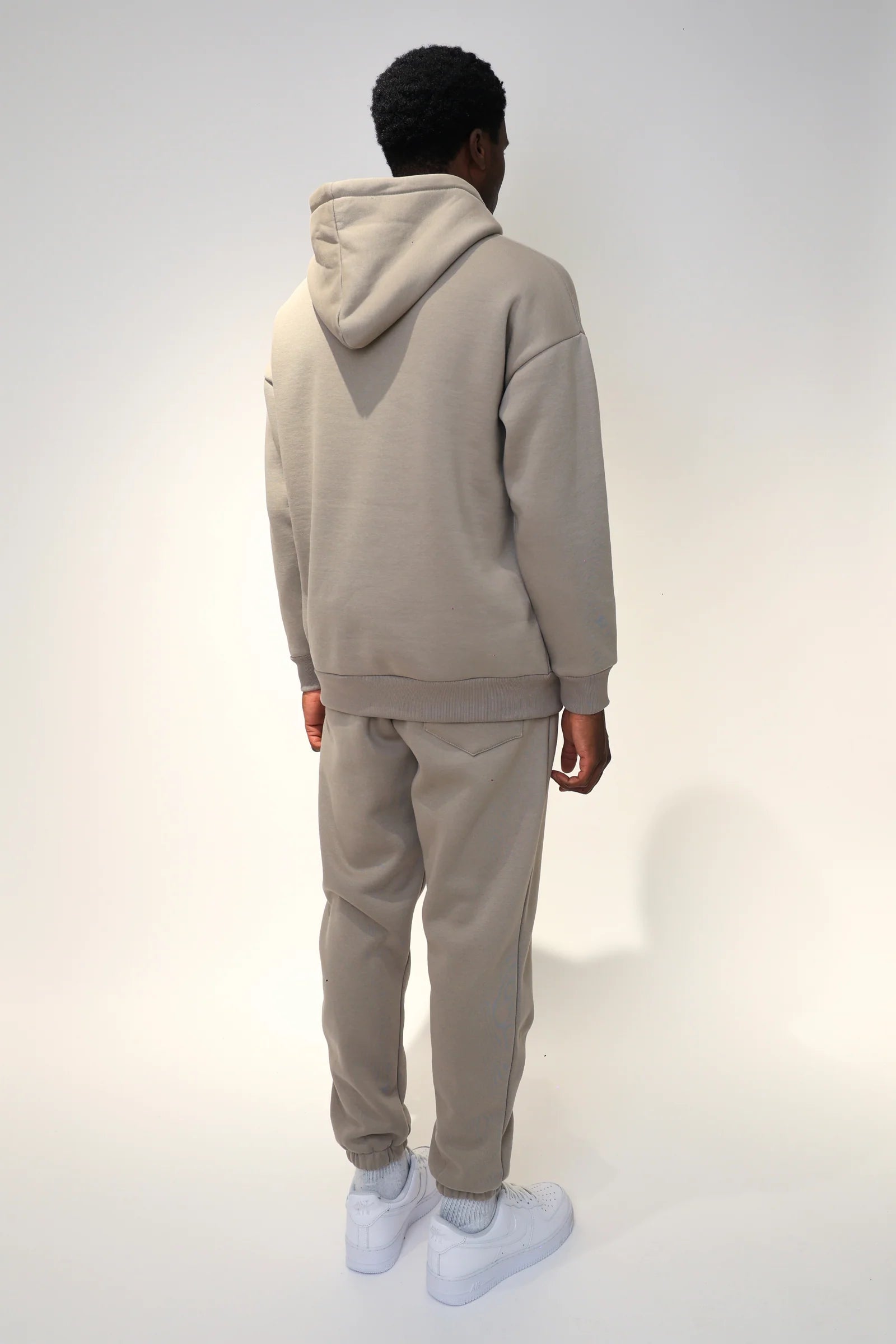 SOLDIER Tuta Felpata Con Cappuccio Beige