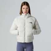 THE NORTH FACE DONNA HYALITE DOWN HOODIE BIANCO