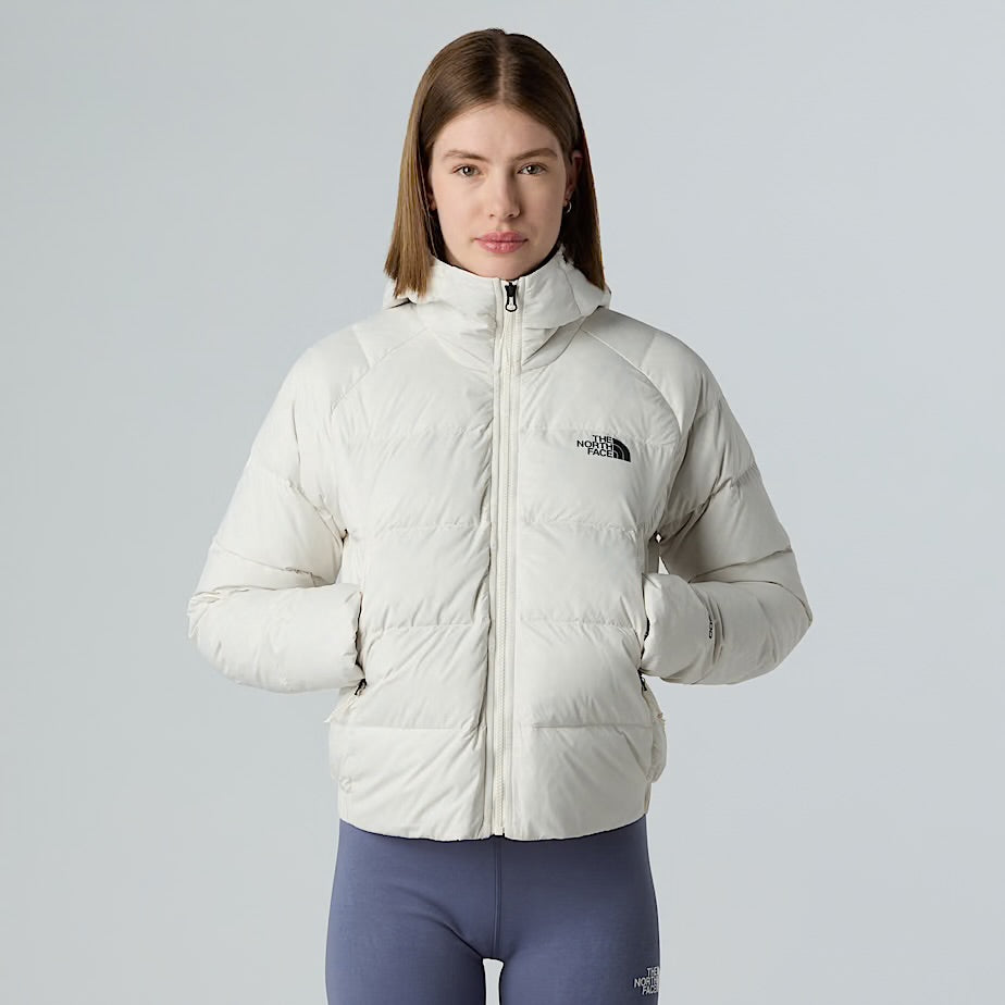 THE NORTH FACE DONNA HYALITE DOWN HOODIE BIANCO