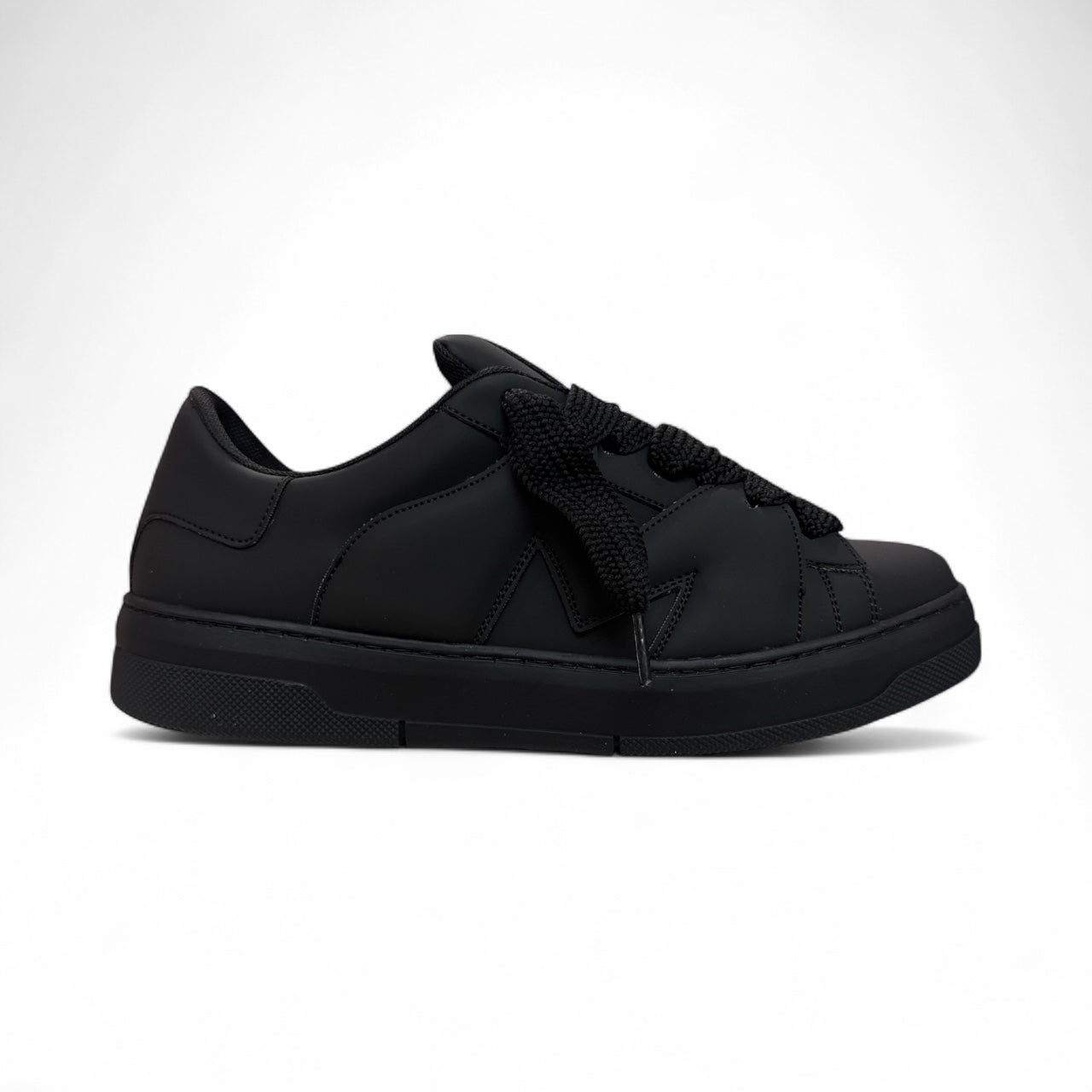 BRIAN MILLS Sneakers in Pelle Made in Italy Mod. LaFrance Total Black