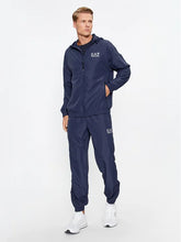 EMPORIO ARMANI Tuta Completa Con Zip e Cappuccio Blu