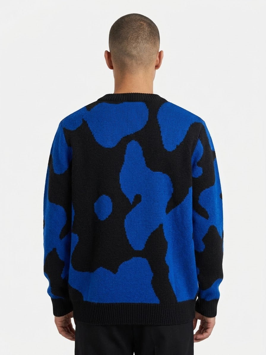 COUNTY OF MILAN Maglione Marcelo Burlon Nero/Blu