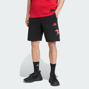 Adidas Completino Manchester United Uomo Nero Rosso