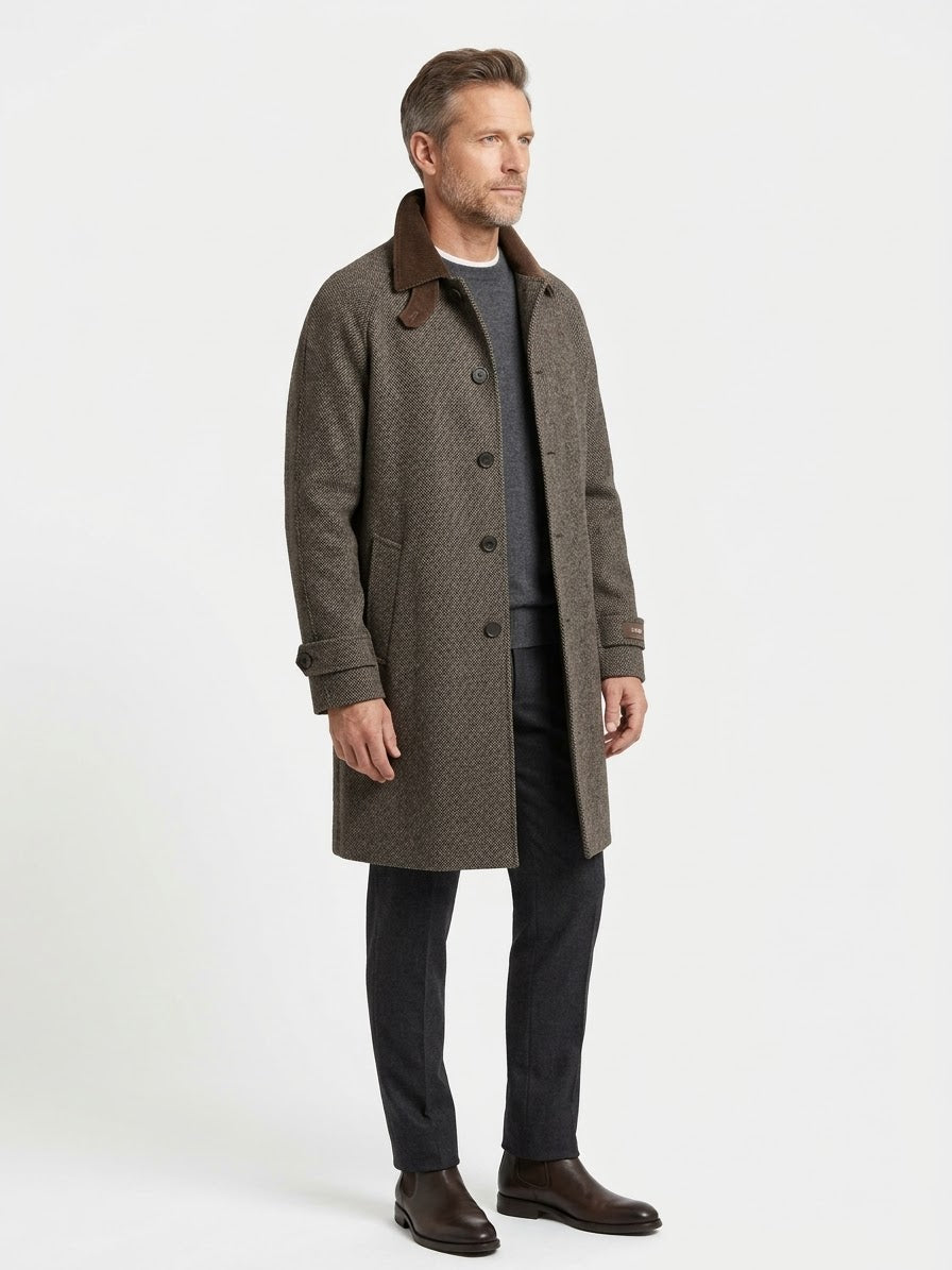 GIANNI LUPO Cappotto Lungo Marrone 26/27