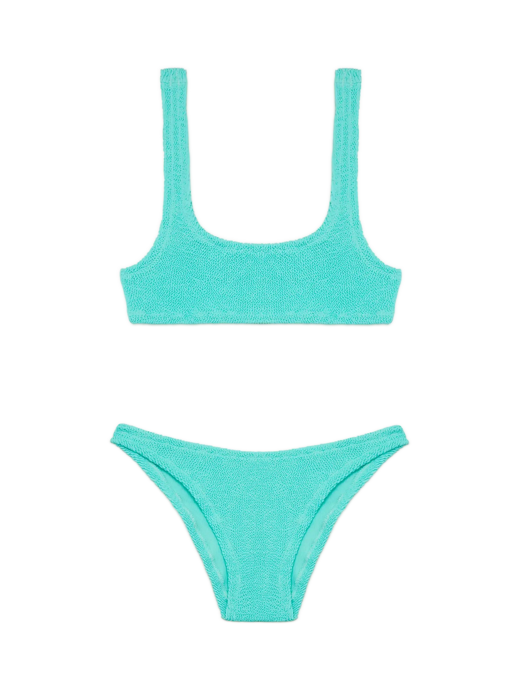 SAINT BARTH Costume Donna in Spugna Verde Acqua