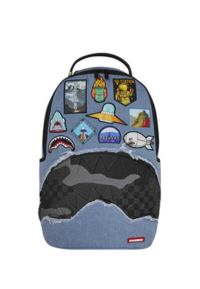 SPRAYGROUND Zaino Denim Tear 3AM Patches 29/12