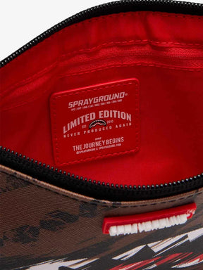 SPRAYGROUND Pochette/Tracolla Smeared Grunge Marrone