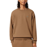 LACOSTE Felpa In Cotone Girocollo Beige 26/27