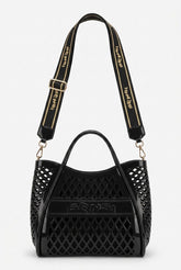 sensi SENSI SANTORINI BAG Borsa con Tracolla Rimovibile Nera - Borsa - Tommaseo Clothing