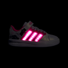 ADIDAS Sneaker Bambino Lightorama Court Bianca/Rosa