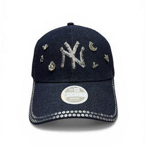 NEW ERA NY CUSTOM IN DENIM BLU DONNA