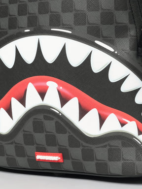 SPRAYGROUND Zaienetto In Pelle a Scacchi Nero