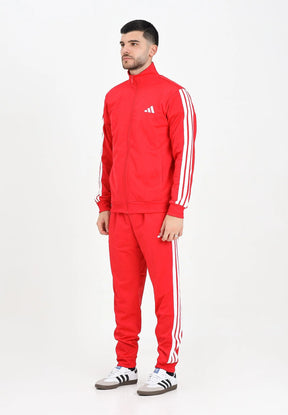 ADIDAS Tuta Acetata Con Zip Senza Cappuccio Rossa/Bianca 2025/2026