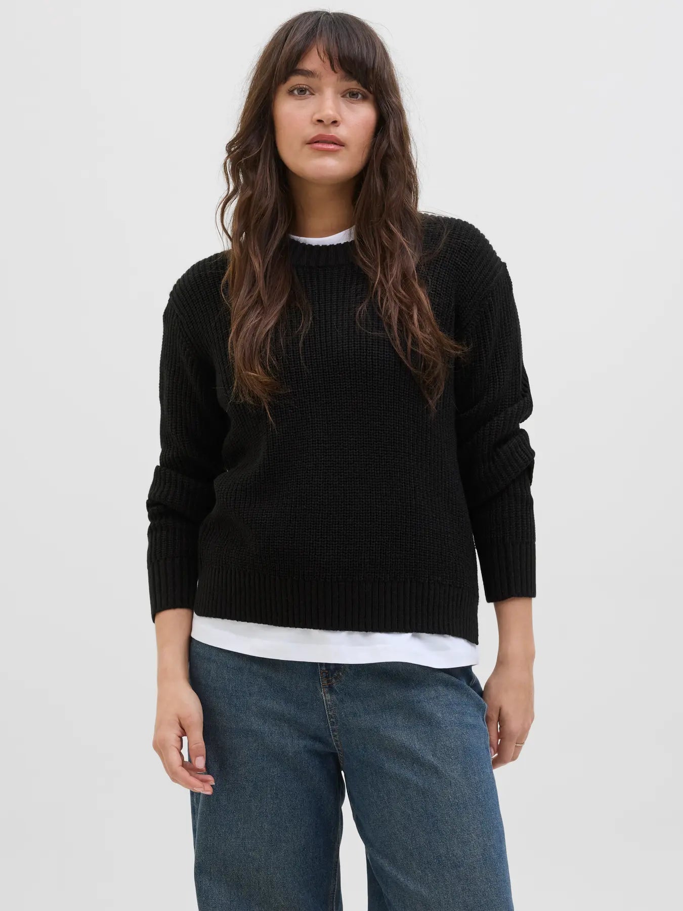 JJXX JXGLOBAL MAGLIONE NERO DONNA