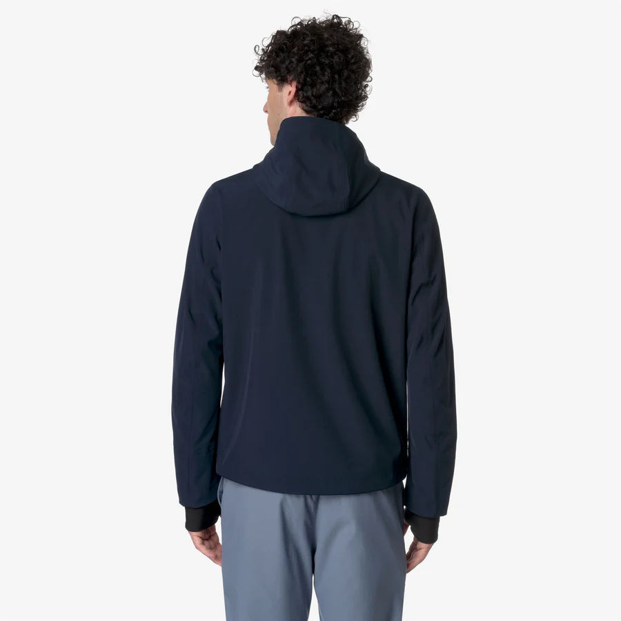 K-WAY Giubbotto Piumino Invernale Jacko Bonded Blu