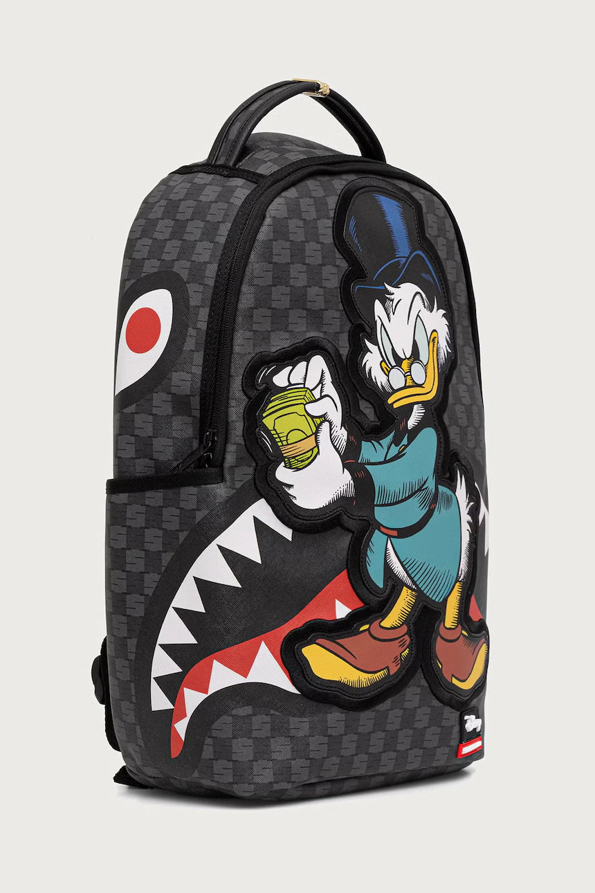 SPRAYGROUND Zaino DISNEY SCROOGE COUNTING MONEY Paperone Nero