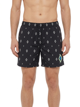 COUNTY OF MILAN Costume Bermuda Nero Con Loghi